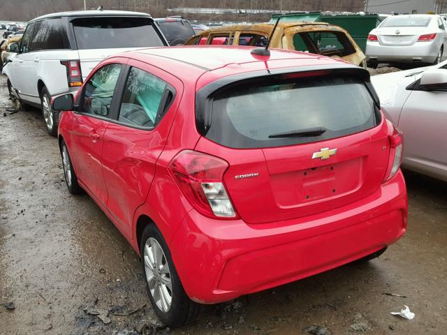 KL8CD6SA7GC633607 - 2016 CHEVROLET SPARK 1LT Красный фото 3