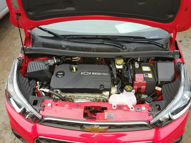 KL8CD6SA7GC633607 - 2016 CHEVROLET SPARK 1LT Красный фото 7