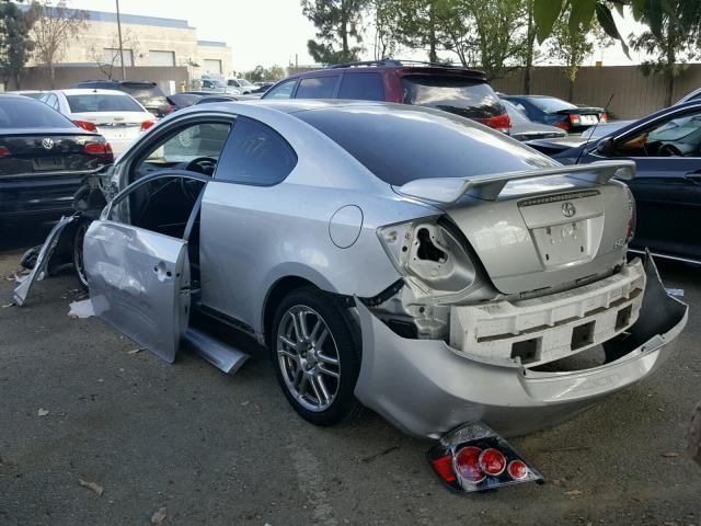 JTKDE167290276960 - 2009 TOYOTA SCION TC SILVER photo 3