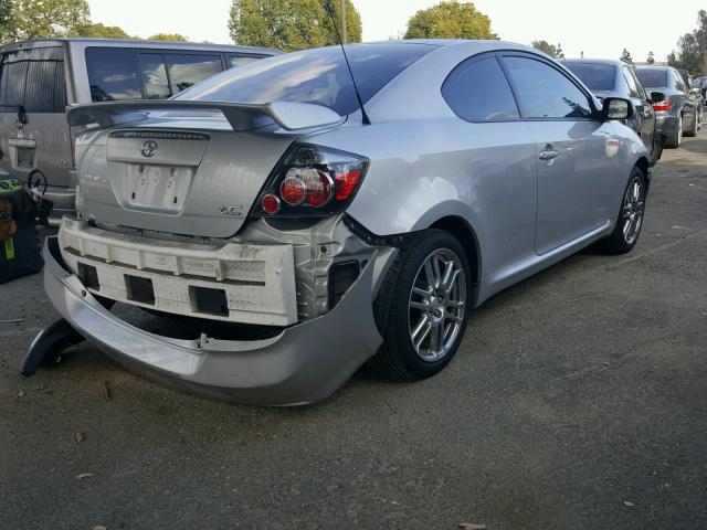 JTKDE167290276960 - 2009 TOYOTA SCION TC SILVER photo 4