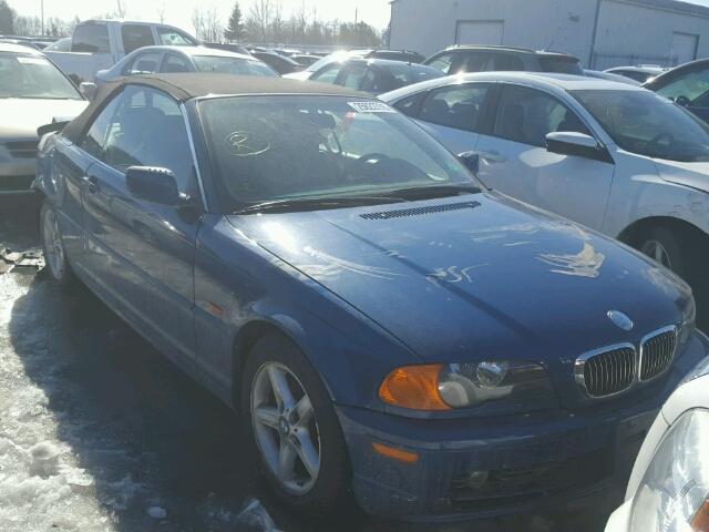 WBABS33482JY59740 - 2002 BMW 325 CI BLUE photo 1