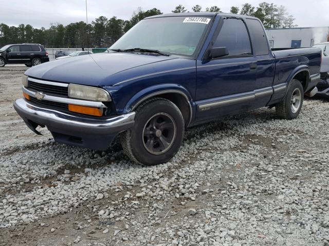 1GCCS1940XK213077 - 1999 CHEVROLET S TRUCK S1 BLUE photo 2