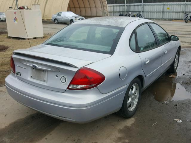 1FAFP53225A112516 - 2005 FORD TAURUS SE SILVER photo 4