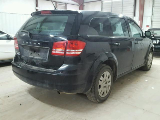 3C4PDCAB9ET310615 - 2014 DODGE JOURNEY SE BLACK photo 4