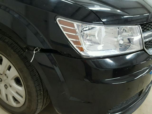 3C4PDCAB9ET310615 - 2014 DODGE JOURNEY SE BLACK photo 9