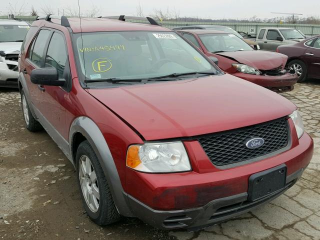 1FMDK04145GA45449 - 2005 FORD FREESTYLE RED photo 1