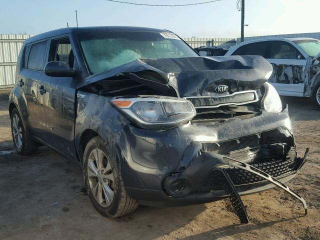 KNDJP3A52F7173935 - 2015 KIA SOUL + GRAY photo 1