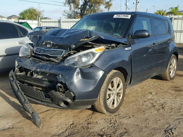 KNDJP3A52F7173935 - 2015 KIA SOUL + GRAY photo 2