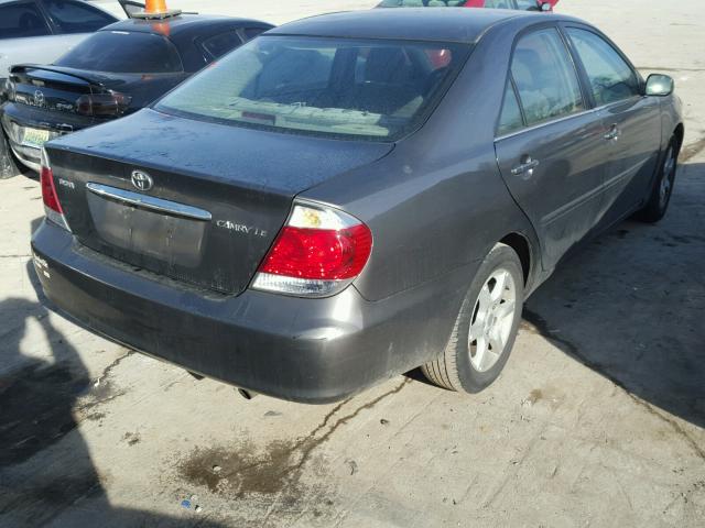 4T1BE32K05U973918 - 2005 TOYOTA CAMRY LE GRAY photo 4