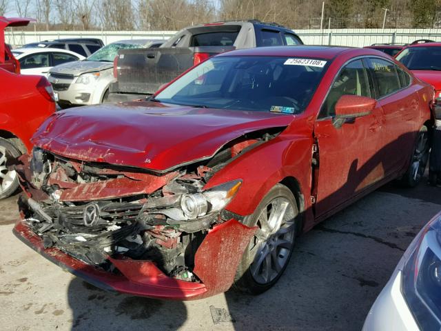 JM1GJ1W62E1140551 - 2014 MAZDA 6 GRAND TO RED photo 2