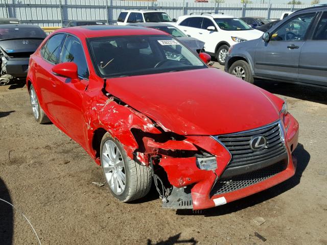 JTHBA1D25G5011367 - 2016 LEXUS IS 200T RED photo 1