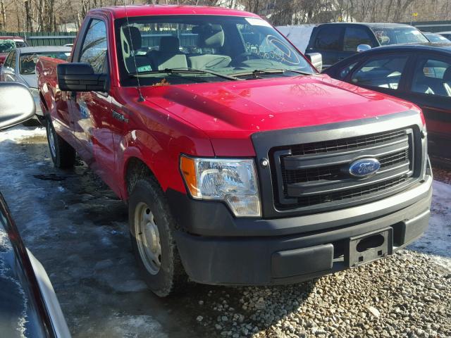 1FTMF1CM4DKE31732 - 2013 FORD F150 RED photo 1