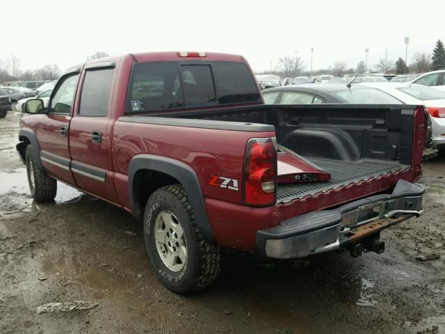 2GCEK13T941245434 - 2004 CHEVROLET SILVERADO MAROON photo 3