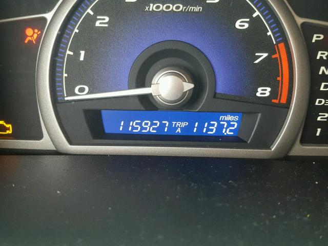 1HGFA16866L015850 - 2006 HONDA CIVIC EX ბურგუნდია ფოტო 8