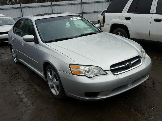 4S3BL616577211878 - 2007 SUBARU LEGACY 2.5 SILVER photo 1