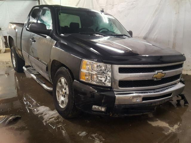 1GCSKSE38AZ164577 - 2010 CHEVROLET SILVERADO BLACK photo 1