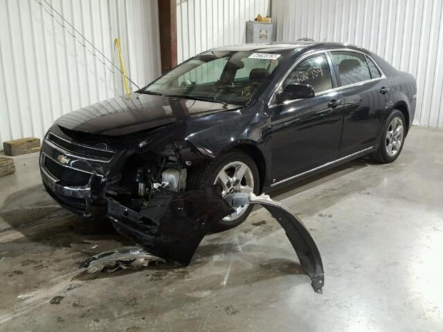 1G1ZH57B39F260853 - 2009 CHEVROLET MALIBU 1LT BLACK photo 2