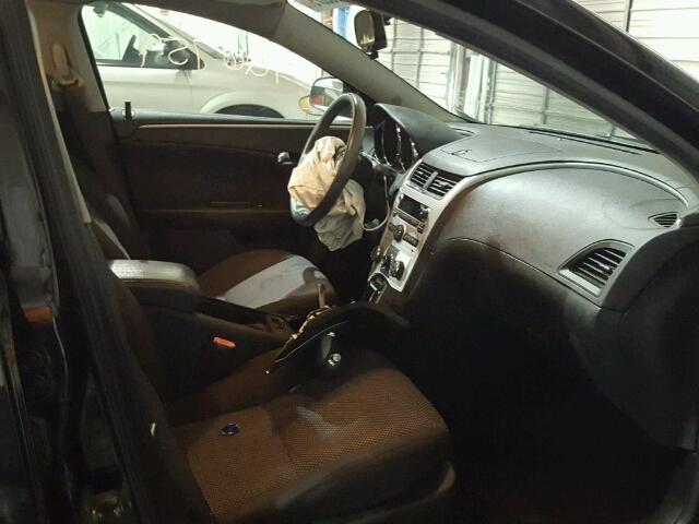 1G1ZH57B39F260853 - 2009 CHEVROLET MALIBU 1LT BLACK photo 5
