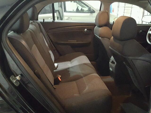 1G1ZH57B39F260853 - 2009 CHEVROLET MALIBU 1LT BLACK photo 6