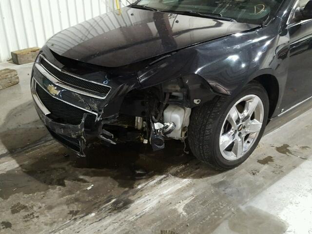 1G1ZH57B39F260853 - 2009 CHEVROLET MALIBU 1LT BLACK photo 9
