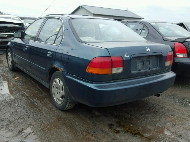 2HGEJ8641VH557502 - 1997 HONDA CIVIC EX BLUE photo 3