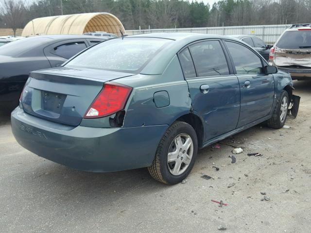 1G8AJ55F87Z149574 - 2007 SATURN ION LEVEL GREEN photo 4