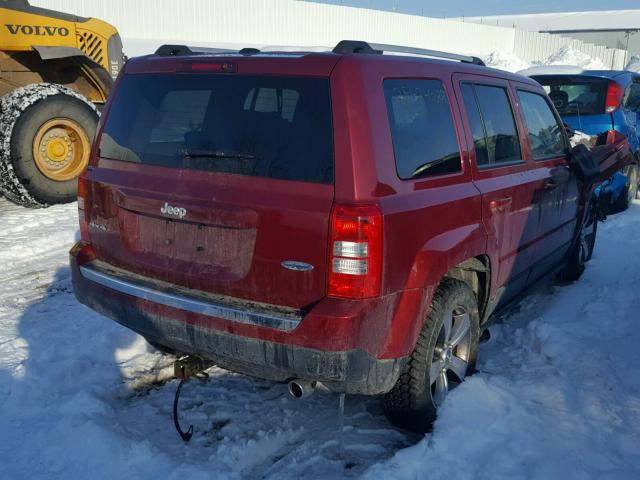 1C4NJRFB5HD108957 - 2017 JEEP PATRIOT LA RED photo 4