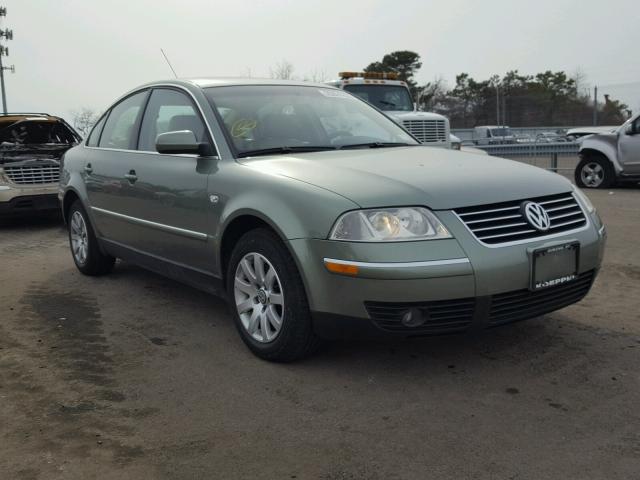 WVWPD63B03P430724 - 2003 VOLKSWAGEN PASSAT GLS GREEN photo 1