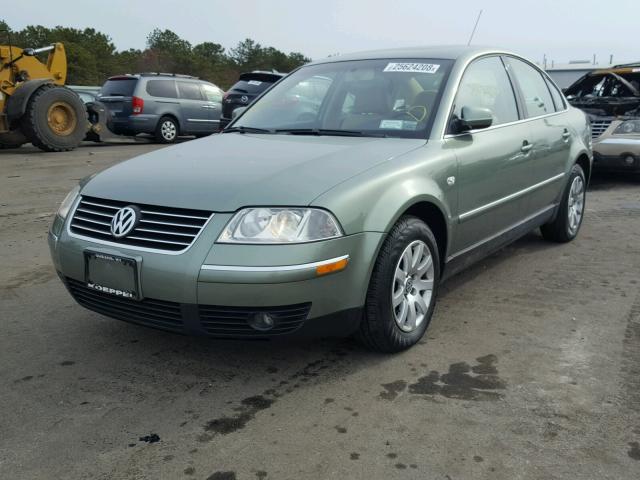 WVWPD63B03P430724 - 2003 VOLKSWAGEN PASSAT GLS GREEN photo 2