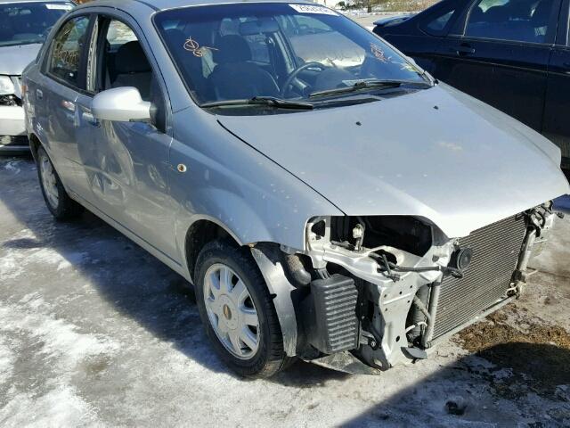 KL1TG52685B374897 - 2005 CHEVROLET AVEO LT SILVER photo 1