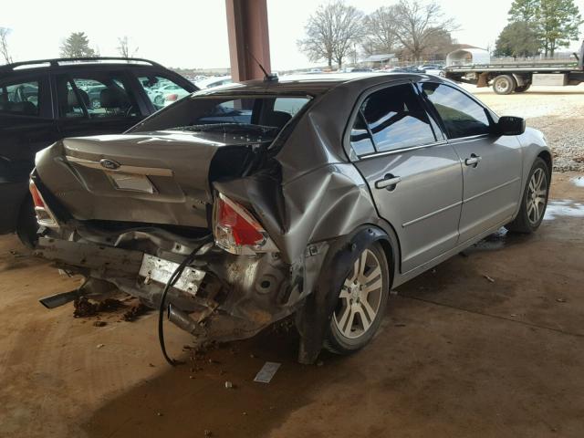 3FAHP08108R261304 - 2008 FORD FUSION SEL SILVER photo 4