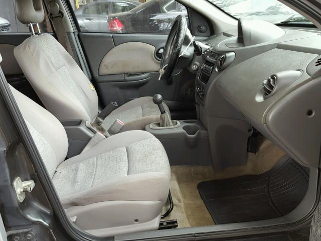 1G8AF52F35Z151879 - 2005 SATURN ION LEVEL SILVER photo 5