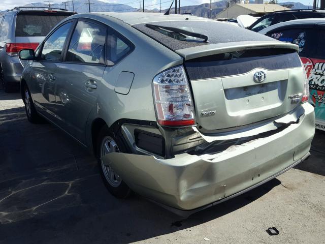 JTDKB20U983318758 - 2008 TOYOTA PRIUS GREEN photo 3