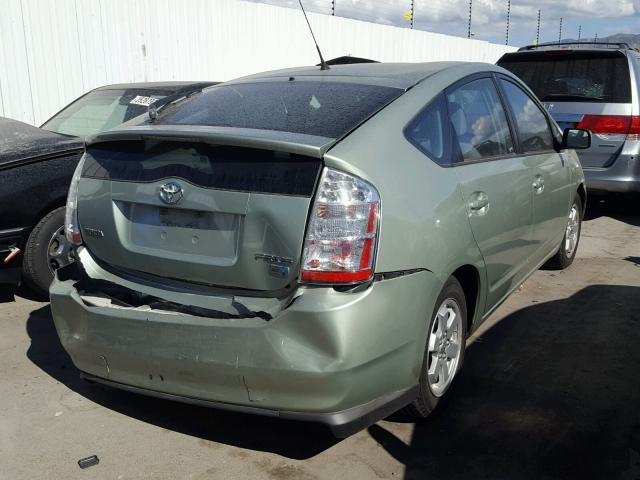 JTDKB20U983318758 - 2008 TOYOTA PRIUS GREEN photo 4