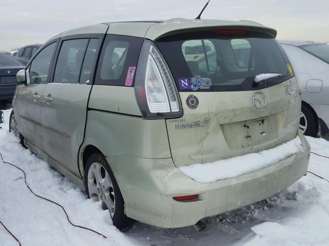 JM1CR293980303687 - 2008 MAZDA 5 GREEN photo 3