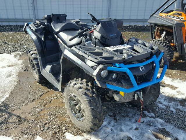 3JBLPAU28GJ001600 - 2016 CAN-AM OUTLANDER BLACK photo 1