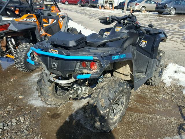 3JBLPAU28GJ001600 - 2016 CAN-AM OUTLANDER BLACK photo 4