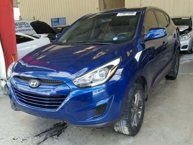 KM8JT3AF9FU032605 - 2015 HYUNDAI TUCSON GLS BLUE photo 2