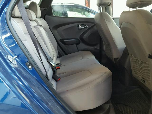 KM8JT3AF9FU032605 - 2015 HYUNDAI TUCSON GLS BLUE photo 6