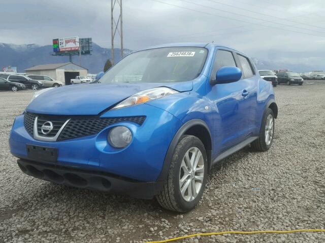 JN8AF5MV5BT008302 - 2011 NISSAN JUKE S BLUE photo 2