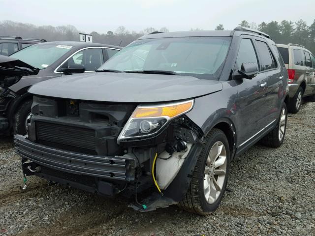 1FM5K7F91DGB78071 - 2013 FORD EXPLORER L SILVER photo 2