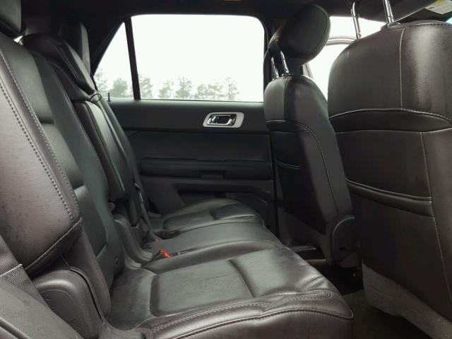 1FM5K7F91DGB78071 - 2013 FORD EXPLORER L SILVER photo 6