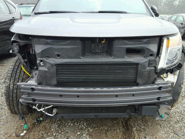 1FM5K7F91DGB78071 - 2013 FORD EXPLORER L SILVER photo 9