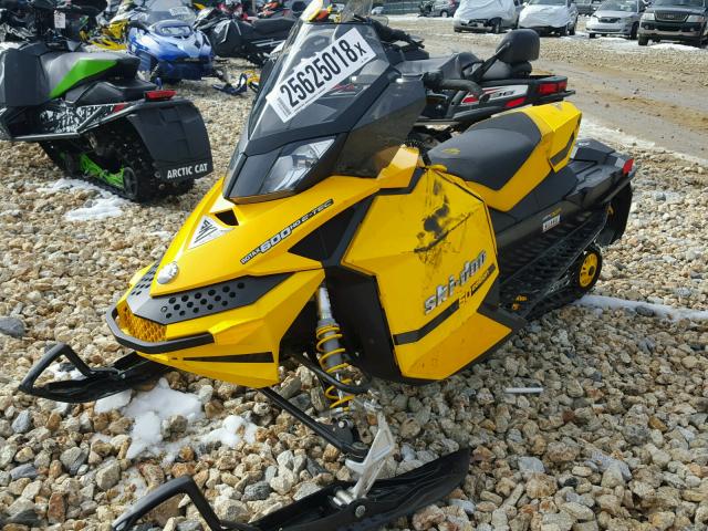 2BPSMP9A59V000653 - 2009 SKID MX Z 600 YELLOW photo 2