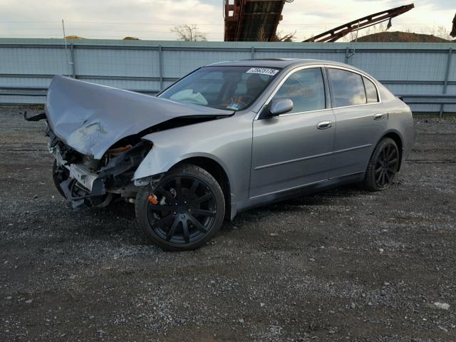 JNKCV51E44M600569 - 2004 INFINITI G35 GRAY photo 2