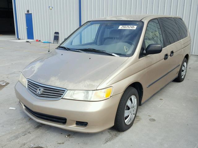 2HKRL1858XH521145 - 1999 HONDA ODYSSEY LX BEIGE photo 2