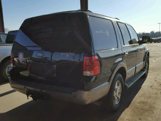 1FMRU17W04LA12502 - 2004 FORD EXPEDITION BLACK photo 4