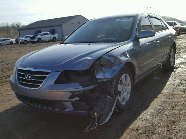 5NPET46C59H537906 - 2009 HYUNDAI SONATA GLS CHARCOAL photo 2