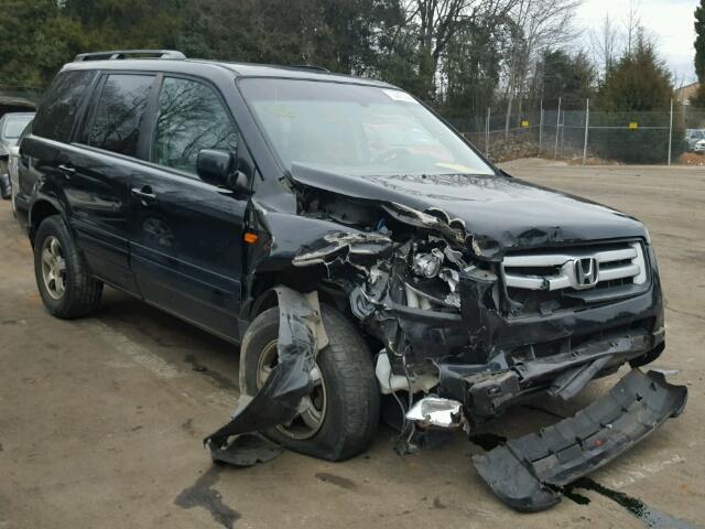 5FNYF18668B044355 - 2008 HONDA PILOT EXL BLACK photo 1