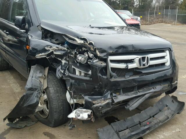 5FNYF18668B044355 - 2008 HONDA PILOT EXL BLACK photo 9